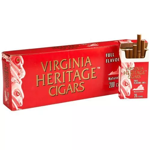 Virginia Heritage little cigars can be marketed in decorative wooden boxes